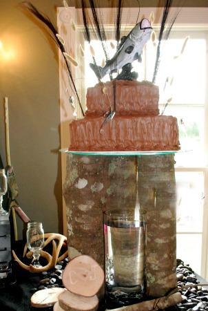 fish grooms cake