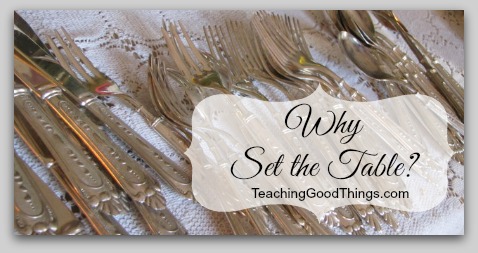 why set the table