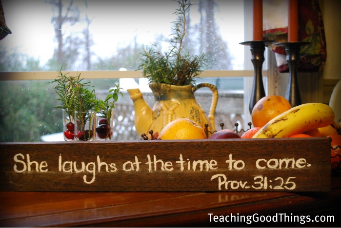 Bible verse small wood sign