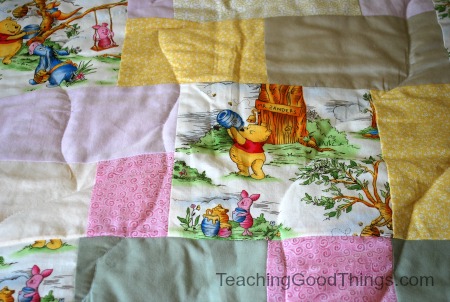 pooh quilt 2