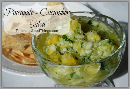 Pineapple Cucumber Salsa