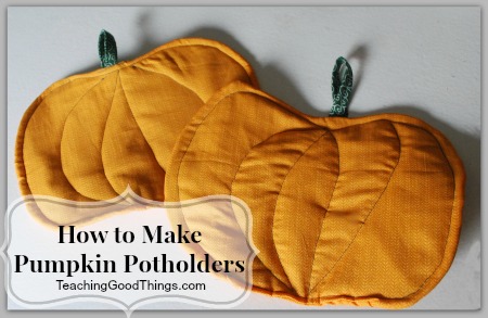 pumpkin potholders